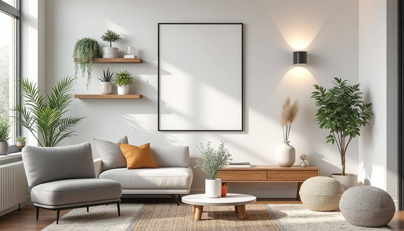 Transformer un mur blanc sans peinture : nos astuces créatives