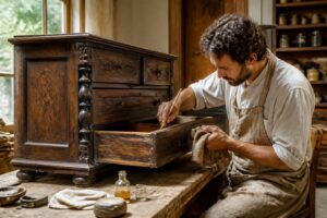 apprenez à restaurer un meuble ancien tout en conservant son authenticité grâce à nos conseils pratiques et respectueux de son style d'origine.