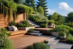 découvrez des solutions innovantes et peu connues pour aménager efficacement une terrasse en pente, alliant esthétique et fonctionnalité.