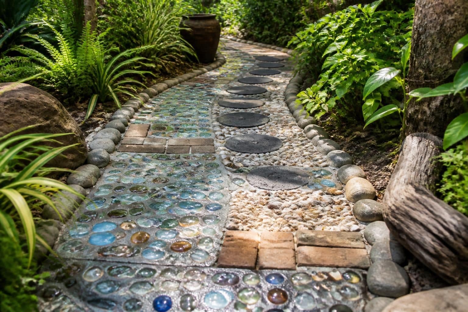 découvrez des matériaux insolites et durables pour créer une allée de jardin originale, résistante et écologique, qui embellira votre extérieur tout en respectant l'environnement.